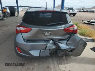 2017 Hyundai Elantra GT with VIN KMHD35LH8HU368885, listed as a Copart auction lot 60542614 with 117,212 mi miles and Salvage Title. Bid and sale history available at carsss.com. Image 6.