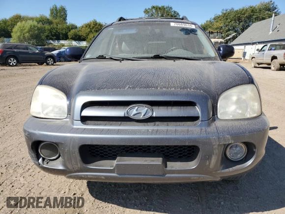 2005 Hyundai Santa Fe GLS with VIN KM8SC13E35U993857, listed as a Copart auction lot 70689634 with 179,947 mi miles and Clean Title. Bid and sale history available at carsss.com. Image 5.