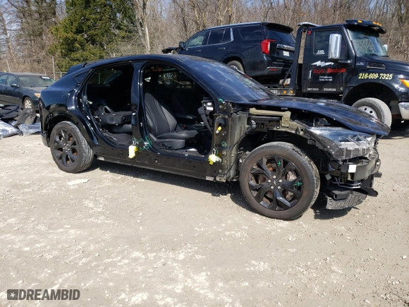 2023 Ford Mustang Mach-E Premium with VIN 3FMTK3SUXPMA55177, listed as a Copart auction lot 48490845 with 15,844 mi miles and Salvage Title. Bid and sale history available at carsss.com. Image 4.