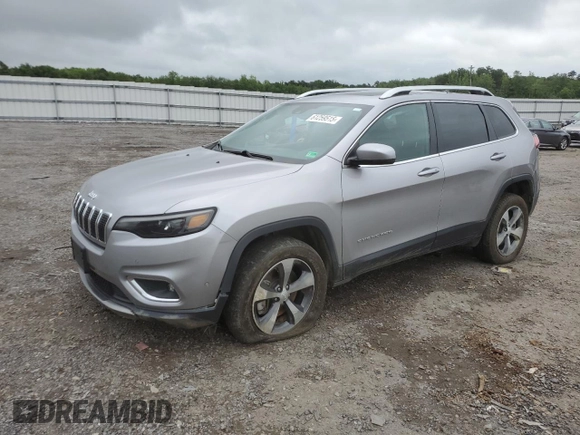 2019 Jeep Cherokee Limited with VIN 1C4PJMDX6KD216537, listed as a Copart auction lot 61259515 with 59,422 mi miles and Salvage title. Bid and sale history available at DreamBid. Image 1.