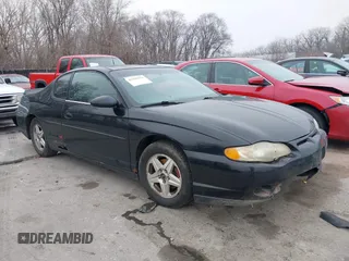 2001 Chevrolet Monte Carlo SS with VIN 2G1WX15K319190480, listed as a IAAI auction lot 41158151 with 271,220 mi miles. Bid and sale history available at carsss.com. Image 1.