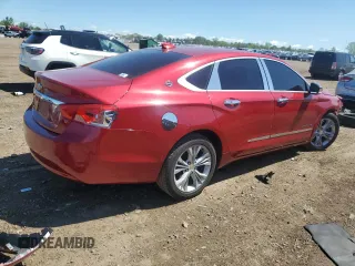2015 Chevrolet Impala LT with VIN 2G1115SL7F9198458, listed as a Copart auction lot 57996275 with 128,480 mi miles and Salvage title. Bid and sale history available at DreamBid. Image 3.