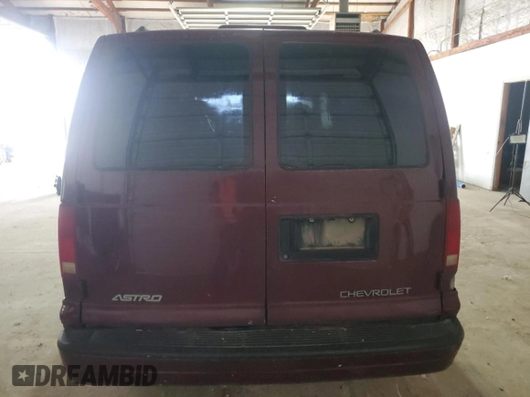 2002 Chevrolet Astro with VIN 1GNDM19X22B104337, listed as a Copart auction lot 47881855 with 209,472 mi miles and Salvage Title. Bid and sale history available at carsss.com. Image 6.