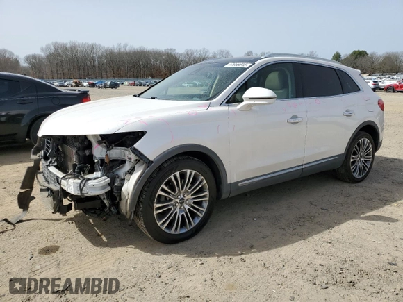 2016 Lincoln MKX Reserve with VIN 2LMTJ8LRXGBL57343, listed as a Copart auction lot 47958615 with 165,745 mi miles and Clean Title. Bid and sale history available at DreamBid. Image 1.
