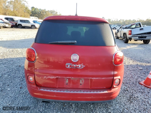 2014 FIAT 500L Easy with VIN ZFBCFABH1EZ026844, listed as a Copart auction lot 75450744 with 78,506 mi miles and Clean Title. Bid and sale history available at carsss.com. Image 6.