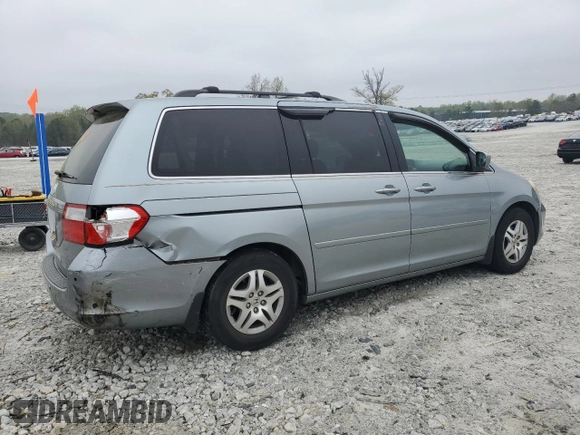 2007 Honda Odyssey EX-L with VIN 5FNRL38677B059034, listed as a Copart auction lot 51461205 with 113,300 mi miles and Salvage Title. Bid and sale history available at carsss.com. Image 3.