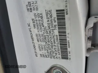 2016 Acura RDX с VIN 5J8TB3H37GL006458, выставлен на аукционе Copart как лот 54954095 с пробегом 127 015 миль миль и Списание • Salvage title. История ставок и продаж доступна на DreamBid. Изображение 13.