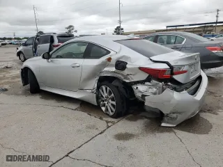 2015 Lexus RC 350 with VIN JTHHE5BC5F5002359, listed as a Copart auction lot 51528635 with 104,529 mi miles and Salvage Title. Bid and sale history available at carsss.com. Image 2.