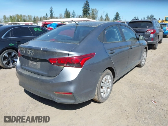 2019 Hyundai Accent SE with VIN 3KPC24A36KE062780, listed as a IAAI auction lot 42031921 with 68,331 mi miles. Bid and sale history available at carsss.com. Image 4.