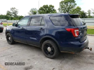 2016 Ford Police Interceptor Utility z VIN 1FM5K8AR2GGC37615, wystawiony jako Copart lot #57084935 z przebiegiem 170 078 mil mil oraz Szkoda całkowita • Salvage title. Historia ofert i sprzedaży dostępna na DreamBid. Obrazek 2.