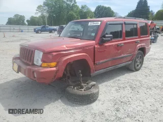 2006 Jeep Commander with VIN 1J8HG48K16C228374, listed as a Copart auction lot 53784465 with 114,799 mi miles and Salvage Title. Bid and sale history available at DreamBid. Image 1.