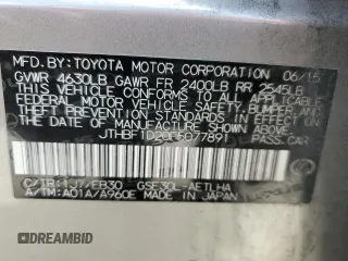 2015 Lexus IS 250 with VIN JTHBF1D20F5077891, listed as a Copart auction lot 53798835 with 126,813 mi miles and Salvage Title. Bid and sale history available at carsss.com. Image 12.