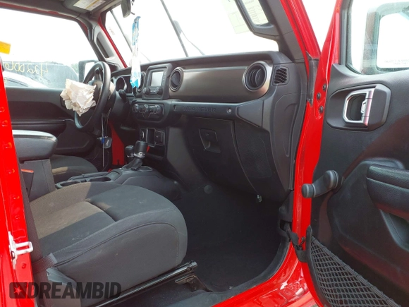 2018 Jeep Wrangler Unlimited Sport S z VIN 1C4HJXDGXJW168940, wystawiony jako IAAI lot #42200607 z przebiegiem 60 308 mil mil oraz . Historia ofert i sprzedaży dostępna na DreamBid. Obrazek 5.