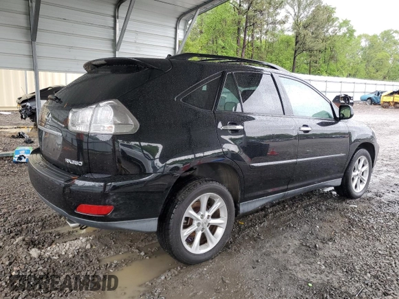 2009 Lexus RX 350 with VIN 2T2GK31U69C066742, listed as a Copart auction lot 52111105 with 135,181 mi miles and Salvage Title. Bid and sale history available at DreamBid. Image 3.