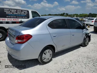 2020 Mitsubishi Mirage ES z VIN ML32F3FJ5LHF11336, wystawiony jako Copart lot #57326845 z przebiegiem 64 411 mil mil oraz Szkoda całkowita • Salvage title. Historia ofert i sprzedaży dostępna na DreamBid. Obrazek 3.