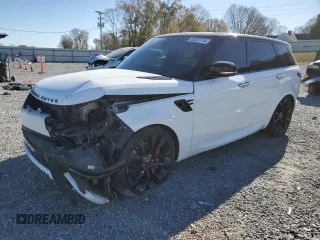 2021 Land Rover Range Rover Sport HST with VIN SALWS2RU2MA783336, listed as a Copart auction lot 82207714 with 0 mi miles and Salvage Title. Bid and sale history available at carsss.com. Image 1.