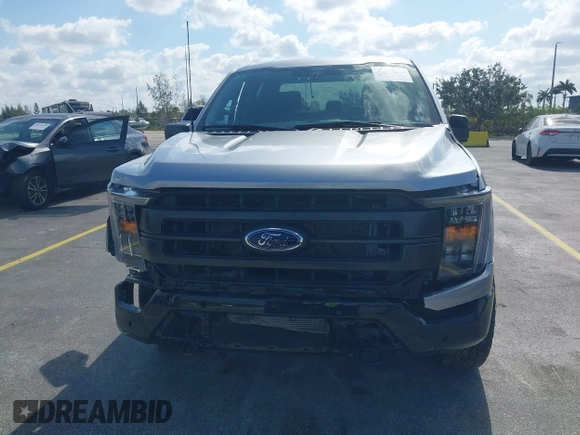 2024 Ford F-150 XLT with VIN 1FTFW3LD0RFA89460, listed as a IAAI auction lot 42073504 with 14,636 mi miles. Bid and sale history available at carsss.com. Image 6.