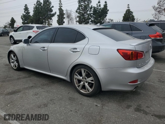 2010 Lexus IS 250 with VIN JTHBF5C21A5122189, listed as a Copart auction lot 53387275 with 166,743 mi miles and Salvage Title. Bid and sale history available at DreamBid. Image 2.
