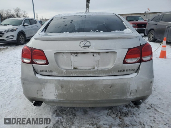 2008 Lexus GS 350 with VIN JTHBE96S580028622, listed as a Copart auction lot 44801125 with 342,828 mi miles and Salvage Title. Bid and sale history available at carsss.com. Image 6.