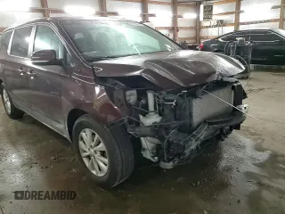 2016 Kia Sedona LX with VIN KNDMB5C14G6099412, listed as a Copart auction lot 43959415 with 157,262 mi miles and Salvage Title. Bid and sale history available at DreamBid. Image 15.