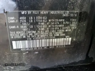 2017 Subaru Outback Touring z VIN 4S4BSETC9H3319540, wystawiony jako Copart lot #52864005 z przebiegiem 114 494 mil mil oraz Szkoda całkowita • Salvage title. Historia ofert i sprzedaży dostępna na DreamBid. Obrazek 13.