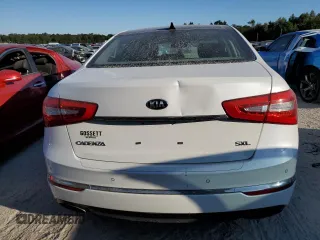 2016 Kia Cadenza Premium with VIN KNALN4D7XG5214453, listed as a Copart auction lot 76491514 with 156,231 mi miles and Clean Title. Bid and sale history available at carsss.com. Image 6.