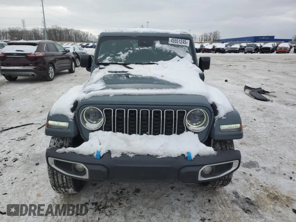 2024 Jeep Wrangler Sahara with VIN 1C4RJXP67RW229289, listed as a Copart auction lot 45551245 with 17,190 mi miles and Clean Title. Bid and sale history available at DreamBid. Image 5.