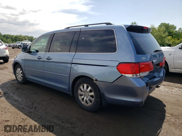 2009 Honda Odyssey EX-L с VIN 5FNRL38769B033343, выставлен на аукционе Copart как лот 59942755 с пробегом 176 212 миль миль и Списание • Salvage title. История ставок и продаж доступна на DreamBid. Изображение 2.