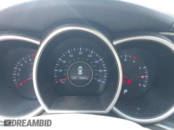 2015 Kia Optima LX with VIN 5XXGM4A77FG440746, listed as a IAAI auction lot 42032775 with 76,494 mi miles. Bid and sale history available at carsss.com. Image 7.