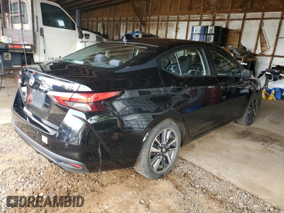 2022 Nissan Versa SV with VIN 3N1CN8EV9NL863992, listed as a Copart auction lot 54508515 with 33,362 mi miles and Non repairable. Bid and sale history available at DreamBid. Image 3.