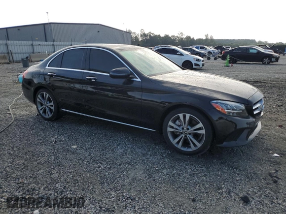 2021 Mercedes-Benz C 300 with VIN W1KWF8DB4MR606086, listed as a Copart auction lot 66220565 with 12,742 mi miles and Clean title. Bid and sale history available at DreamBid. Image 4.