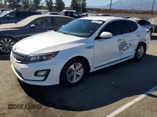 2015 Kia Optima Hybrid with VIN KNAGM4AD4F5086370, listed as a Copart auction lot 68453034 with 143,279 mi miles and Salvage Title. Bid and sale history available at carsss.com. Image 1.