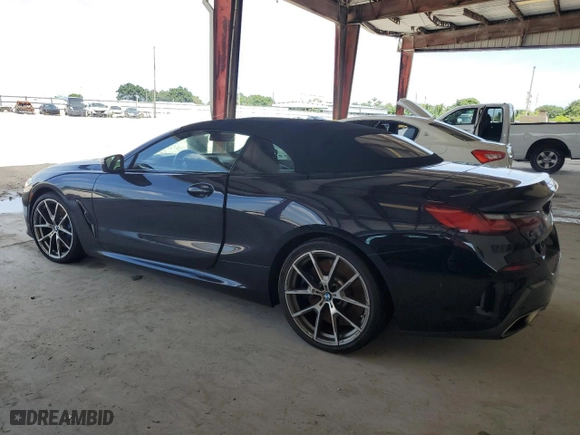 2019 BMW 8 Series M850i xDrive with VIN WBAFY4C59KBX38790, listed as a Copart auction lot 69656654 with 30,863 mi miles and Salvage Title. Bid and sale history available at carsss.com. Image 2.