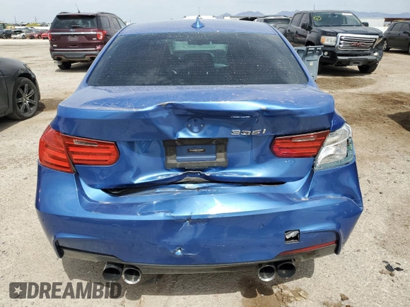 2013 BMW 3 Series 335i with VIN WBA3A9C54DF077900, listed as a Copart auction lot 50425385 with 86,621 mi miles and Salvage Title. Bid and sale history available at carsss.com. Image 6.