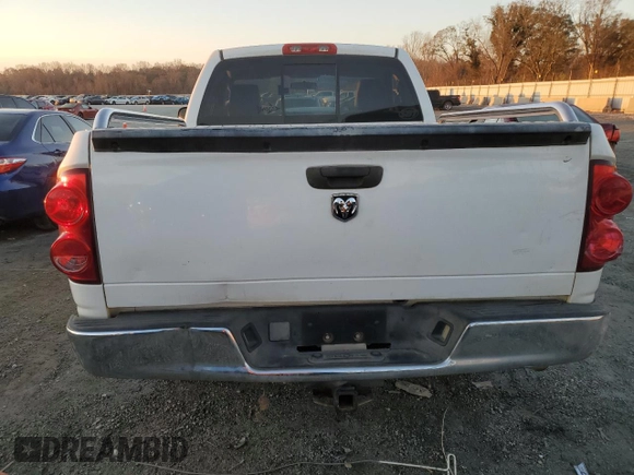 2008 Dodge 1500 ST with VIN 1D7HA16K98J139795, listed as a Copart auction lot 83343894 with 176,187 mi miles and Salvage Title. Bid and sale history available at DreamBid. Image 6.
