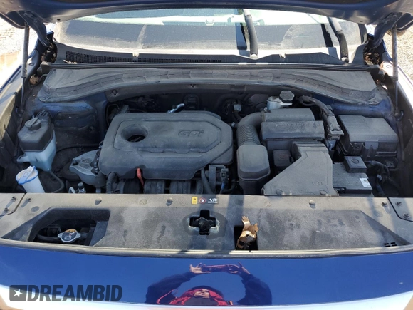 2020 Hyundai Santa Fe SEL with VIN 5NMS3CAD3LH205285, listed as a Copart auction lot 49089915 with 58,437 mi miles and Salvage Title. Bid and sale history available at carsss.com. Image 12.