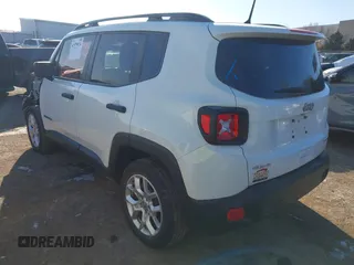 2018 Jeep Renegade Sport with VIN ZACCJBAB3JPJ29591, listed as a IAAI auction lot 41579924 with 62,900 mi miles. Bid and sale history available at carsss.com. Image 3.