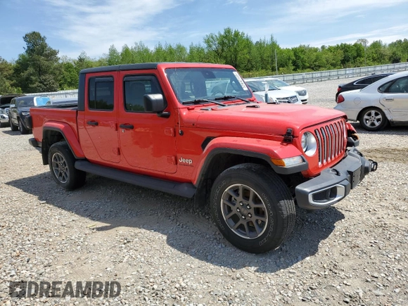 2020 Jeep Gladiator Overland z VIN 1C6HJTFG1LL198586, wystawiony jako Copart lot #52642145 z przebiegiem 61 728 mil mil oraz Szkoda całkowita • Salvage title. Historia ofert i sprzedaży dostępna na DreamBid. Obrazek 4.