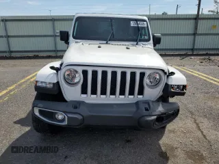 2021 Jeep Wrangler Unlimited Sahara with VIN 1C4HJXEG4MW550691, listed as a Copart auction lot 55654035 with Not provided miles and Salvage title. Bid and sale history available at DreamBid. Image 5.