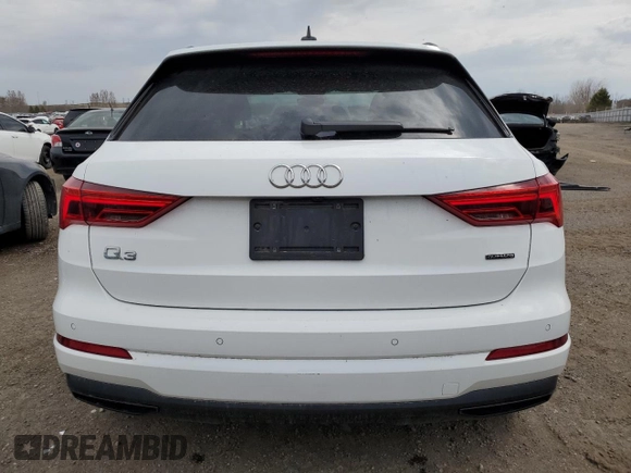 2022 Audi Q3 Premium z VIN WA1AECF3XN1111174, wystawiony jako Copart lot #54718895 z przebiegiem 48 291 mil mil oraz Szkoda całkowita • Salvage title. Historia ofert i sprzedaży dostępna na DreamBid. Obrazek 6.