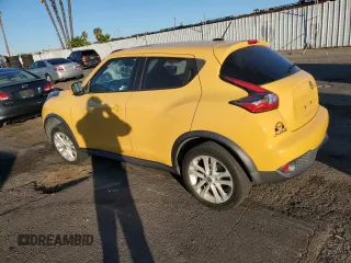 2015 Nissan Juke S with VIN JN8AF5MV7FT557389, listed as a Copart auction lot 88115795 with 113,471 mi miles and Salvage Title. Bid and sale history available at carsss.com. Image 2.