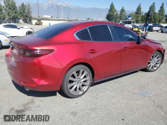 2019 Mazda 3 w/Select with VIN JM1BPACL2K1113526, listed as a Copart auction lot 46502465 with Not Provided miles and Salvage Title. Bid and sale history available at carsss.com. Image 3.