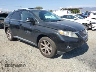 2011 Lexus RX 350 with VIN 2T2BK1BA7BC118064, listed as a Copart auction lot 65592965 with 129,497 mi miles and Salvage title. Bid and sale history available at DreamBid. Image 4.