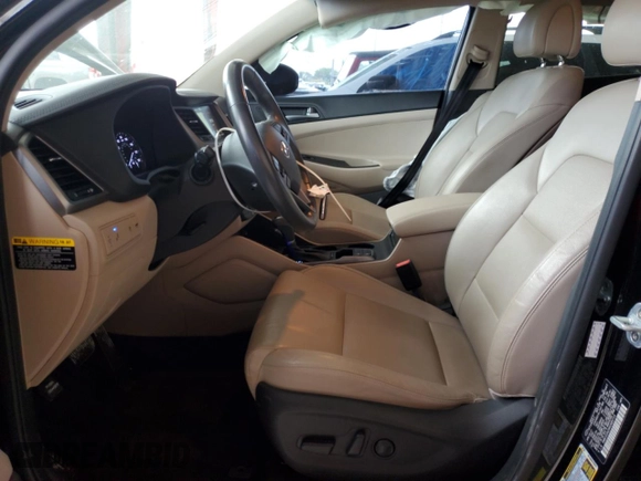 2017 Hyundai Tucson Sport with VIN KM8J33A29HU483713, listed as a Copart auction lot 45854785 with 55,968 mi miles and Salvage title. Bid and sale history available at DreamBid. Image 7.