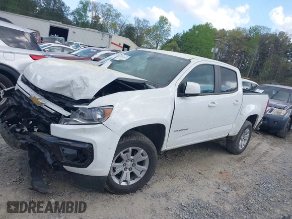 2021 Chevrolet Colorado 2WD LT z VIN 1GCGSCEN4M1127011, wystawiony jako IAAI lot #41953530 z przebiegiem 91 418 mil mil oraz . Historia ofert i sprzedaży dostępna na DreamBid. Obrazek 14.