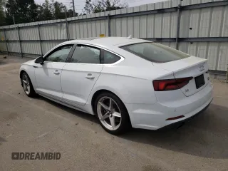 2018 Audi A5 Sportback Premium Plus with VIN WAUENCF57JA134721, listed as a Copart auction lot 43304073 with 0 mi miles. Bid and sale history available at carsss.com. Image 2.