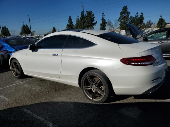 2017 Mercedes-Benz C-Class C 300 with VIN WDDWJ4KB1HF550545, listed as a Copart auction lot 49719535 with 89,292 mi miles and Salvage Title. Bid and sale history available at carsss.com. Image 2.