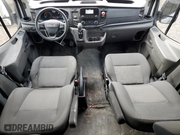 2020 Ford Transit Cargo with VIN 1FTBR1C89LKA51141, listed as a Copart auction lot 43410785 with 126,214 mi miles and Salvage title. Bid and sale history available at DreamBid. Image 8.