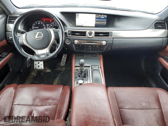 2014 Lexus GS 350 with VIN JTHCE1BL6E5025313, listed as a Copart auction lot 46050295 with 169,269 mi miles and Salvage title. Bid and sale history available at DreamBid. Image 8.