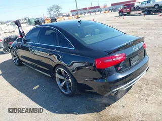 2013 Audi S6 Prestige with VIN WAUJ2AFC0DN096028, listed as a IAAI auction lot 41817347 with 132,992 mi miles. Bid and sale history available at carsss.com. Image 3.